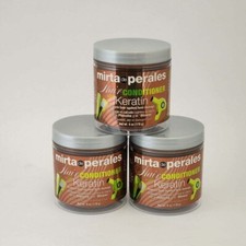 Mirta de Perales Keratin Hair Conditioner Deep Moisturizer Treatment Silky 3-Pcs