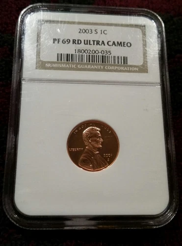 2003-S 1C PF69 RD ULTRA CAMEO NGC Certified