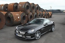 Cars carlsson cb 25 s uk spec r172 mercedes convertible Desk Mat Stitched