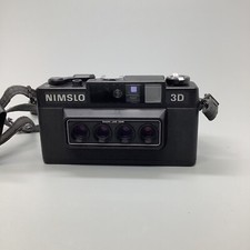 NIMSLO 3D ステレオカメラ 専用ストロボ付き NIMSLO 3D Stereo Camera (UK) - - vintage – 3Dstereo.com