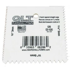 Marshalltown 5-in Plastic V-notch Ceramic Floor Trowel - 6286 - New - Spreader