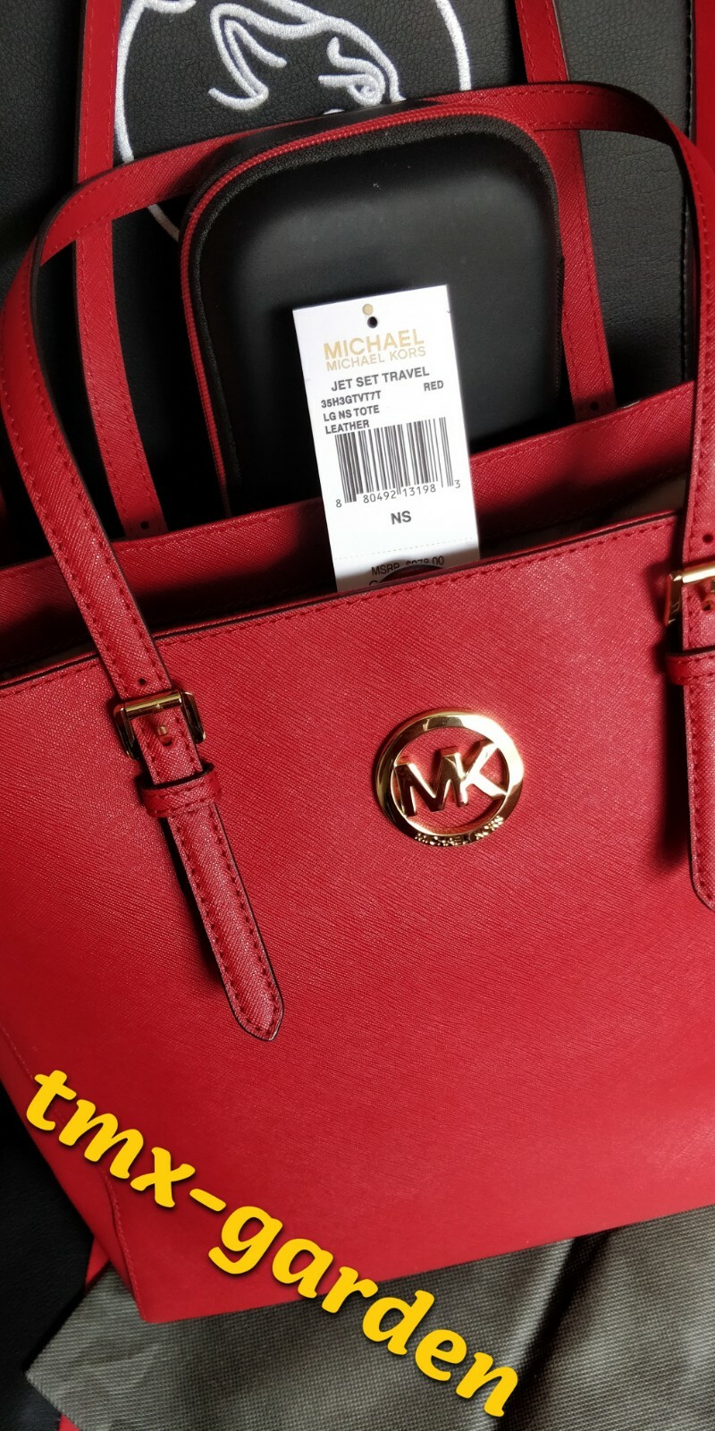 Michael Kors Jet Set Travel LG Collection Leather Tote Bags For Women image 6