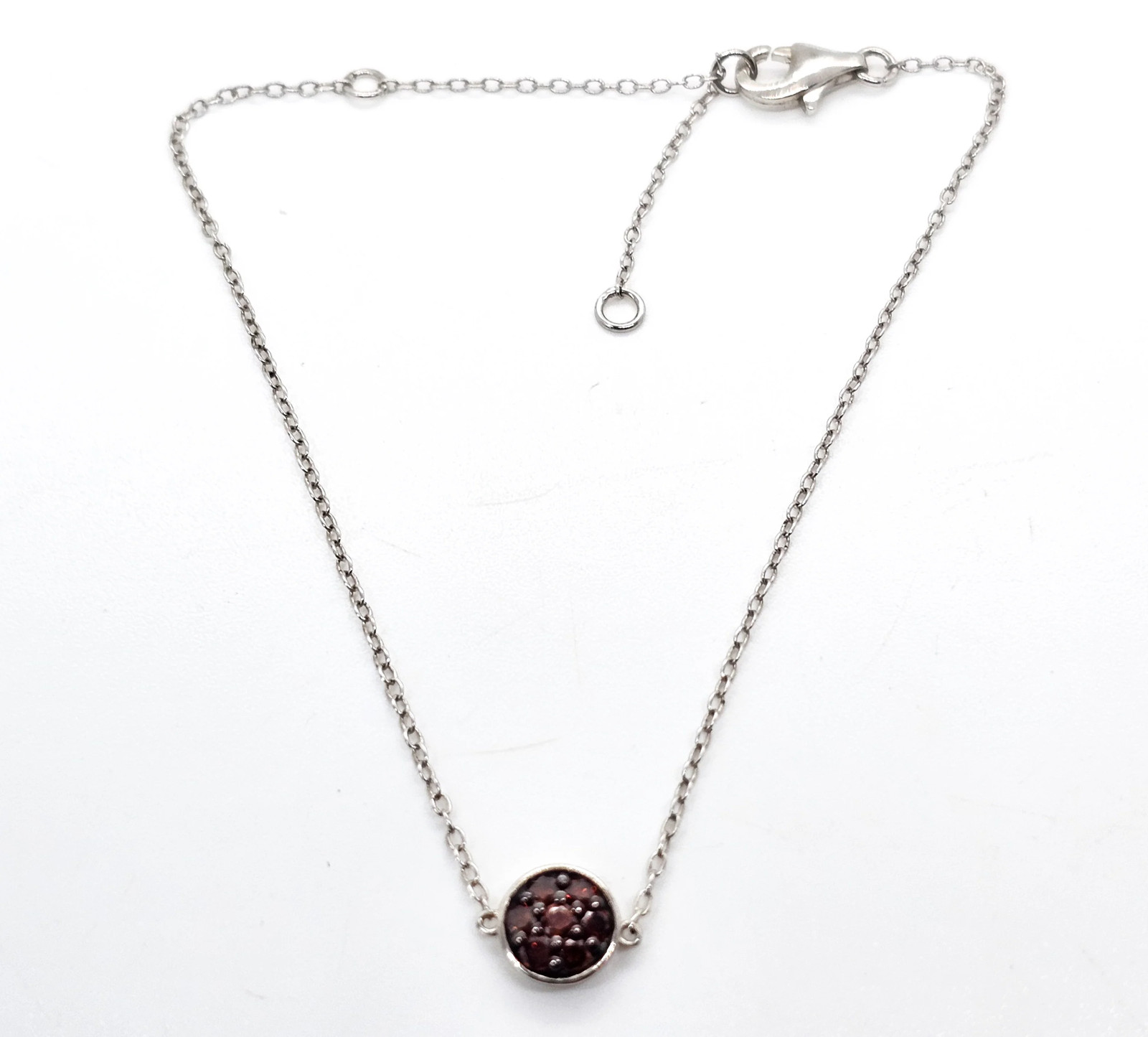 Red Ruby stationary sterling silver adjustable an… - image 2