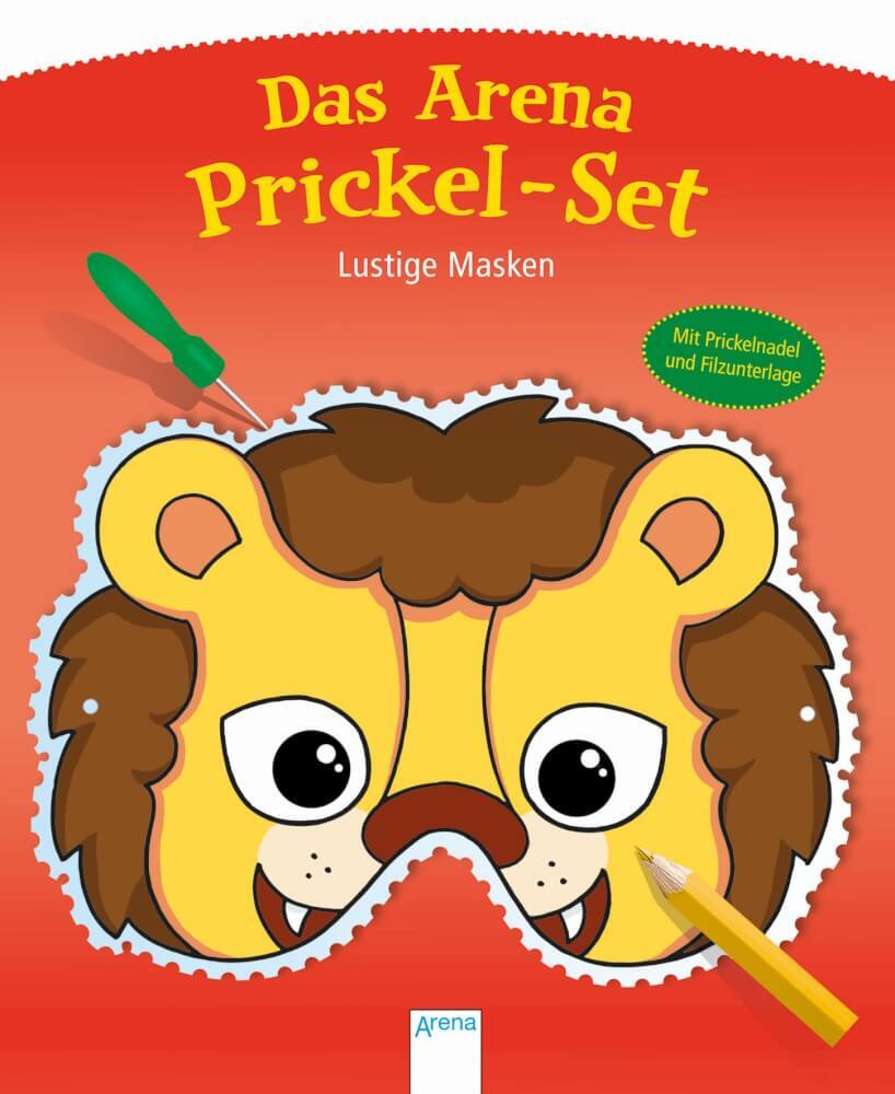 Thumbnail - Arena Mein Arena Prickel-set - Lustige Masken