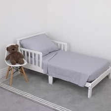Grey 3 Piece Toddler Sheet Set by NoJo