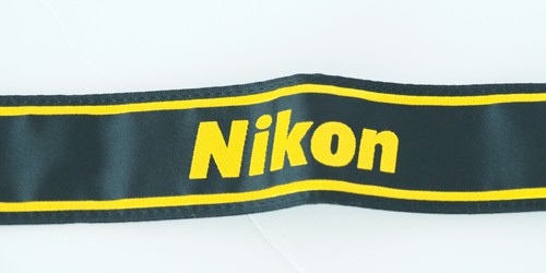 Nikon D500 AN-DC14 1.5" Black/Yellow Neck/Shoulder Strap (NEW) - Picture 3 of 9