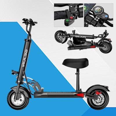 48V/13Ah 800W Long Range Folding Electric Scooter Adults 2Wheel E-Scooter 27MPH