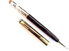 New Parker Custom Insignia Black 14K Gold Dimonite 0.5mm Pencil USA — photo 3