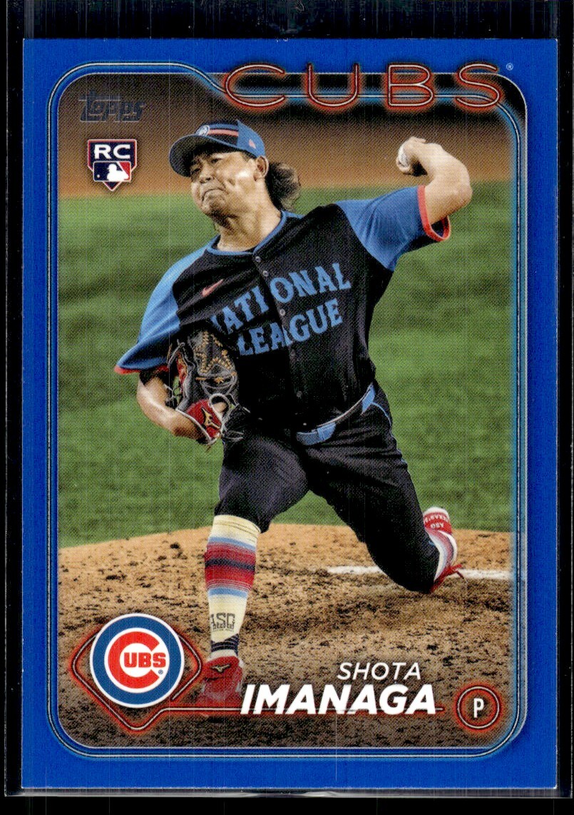 2024 Topps Update All-Star Game Shota Imanaga Royal Blue RC Chicago Cubs