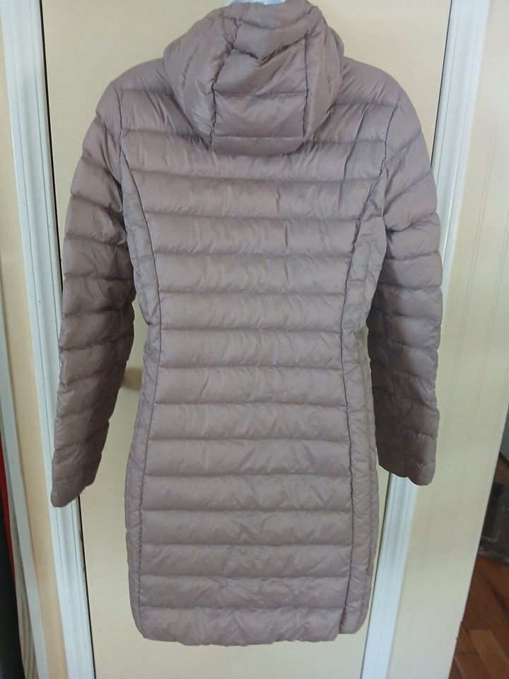 Aventure Women's Attached Hood Lightweight Down Jacket Mauve Size M