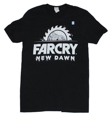 Far Cry New Dawn Adult New T-Shirt - Sawblade Logo Pic