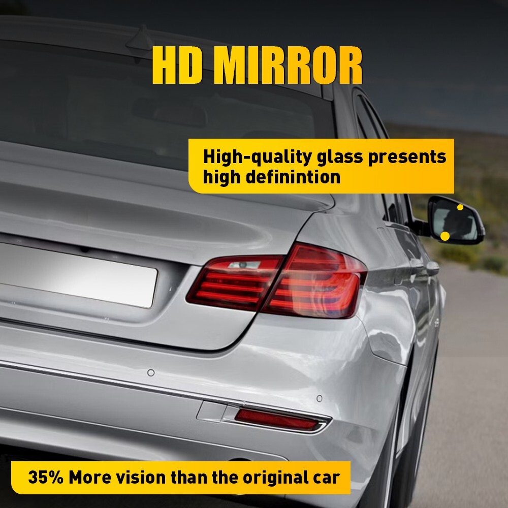 Mirror Glass Heated For 2010-16 BMW 528i 535i 550i 535D 640I | Right Left Side T