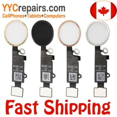 New iPhone 7 Plus Home Button Main Key Flex Cable Touch ID Replacement Assembly