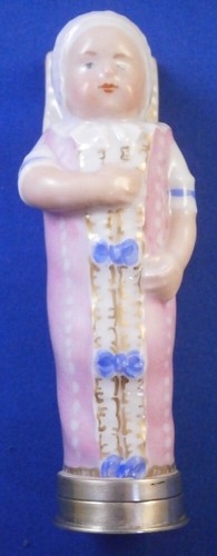 Antique Royal Copenhagen Porcelain Baby Needle Sewing Case Porzellan Etui Danish - Picture 2 of 10