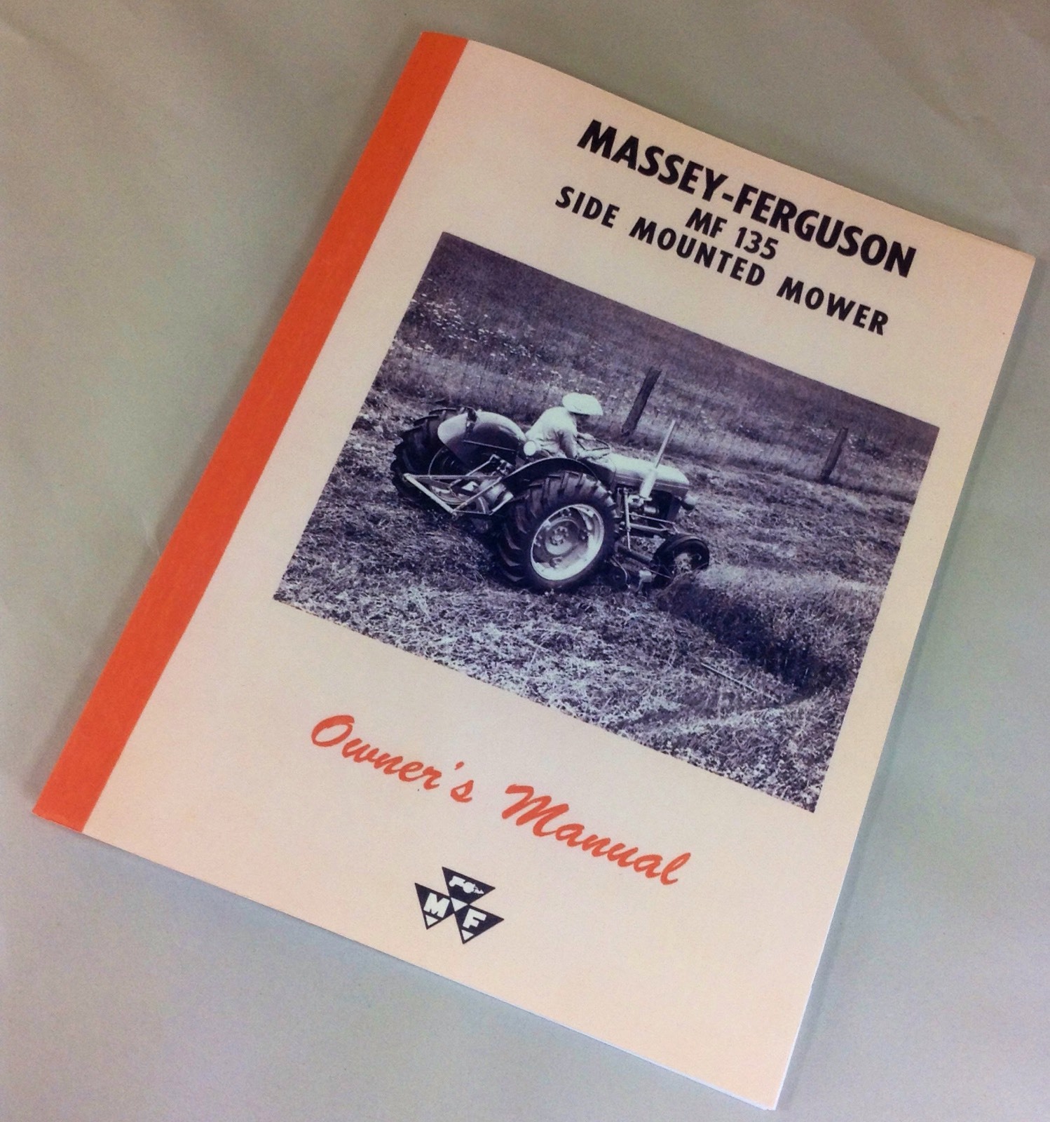 Massey Ferguson MF 135 Side Mounted Mower Bar Sickle Owners Operators Manual