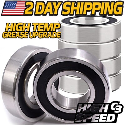 (3 Sets) OEM UPGRADE 604255 Spindle Bearings for Hustler Mowers - C3 PERFORMANCE