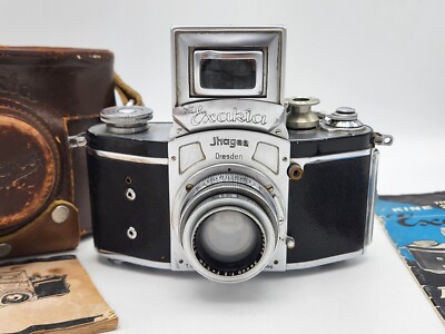 Vintage 1937 Kine Exakta 35mm SLR Film Camera - 5cm F2 Lens Ihagee