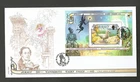 JERSEY 2005 FAIRY TALES MINIATURE SHEET OPT on UNADDRESSED FIRST DAY COVER