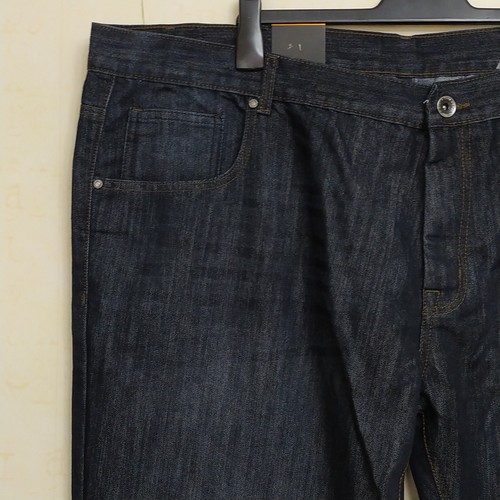 Pantalones de mezclilla azules para hombre ENZO 989 NUEVOS CON ETIQUETAS talla UK W48" L30" cremallera EZ408 índigo - Imagen 5 de 22