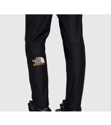 GUCCI x North Face Joggers Pants M Medium Black Techno Jersey