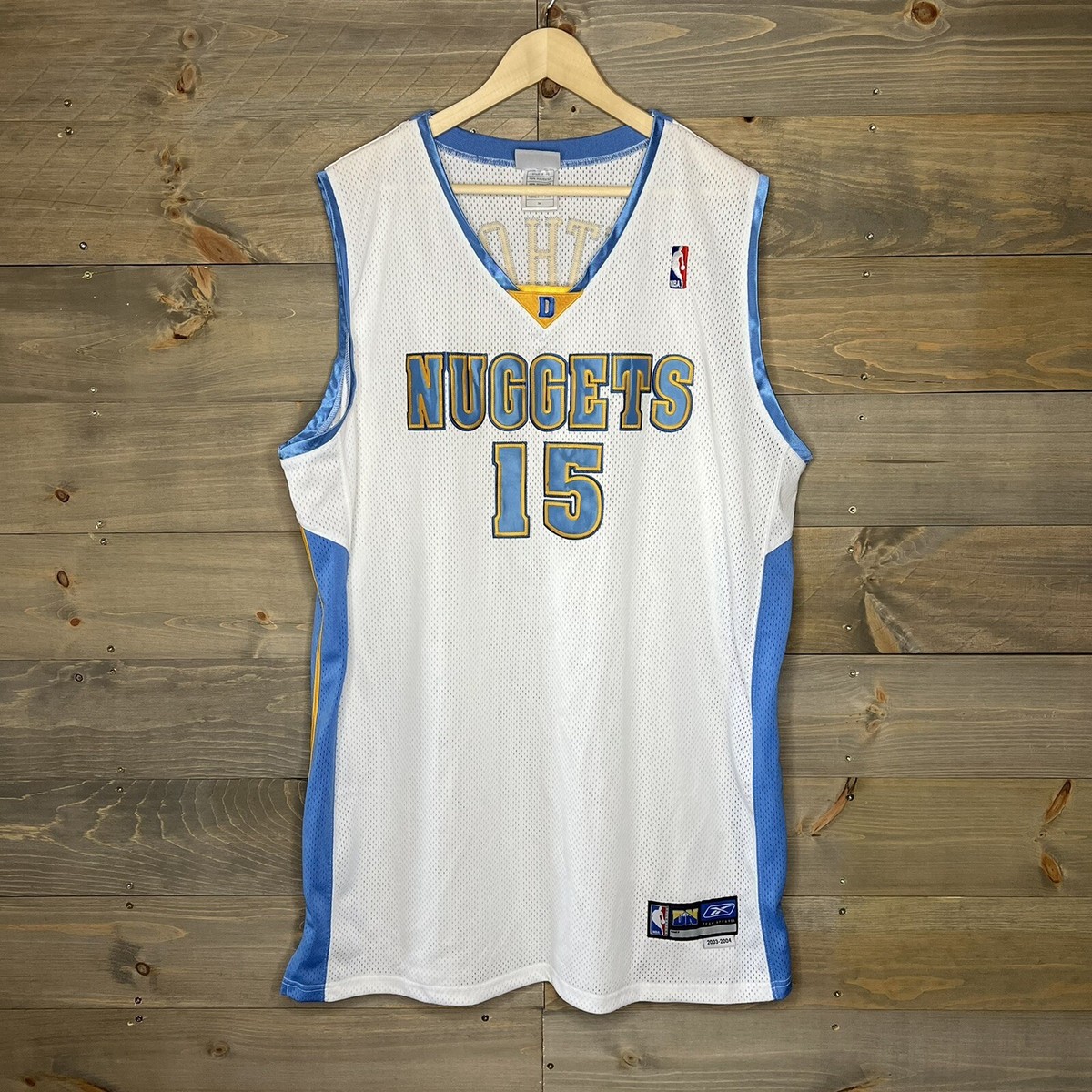 Reebok Denver Nuggets ユニフォーム 15番 Lサイズ Reebok Denver Nuggets Jersey Carmelo Anthony #15 2003-2004 Mens