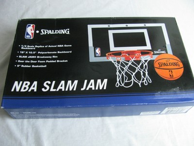 spalding nba slam jam mini hoop over the door unit