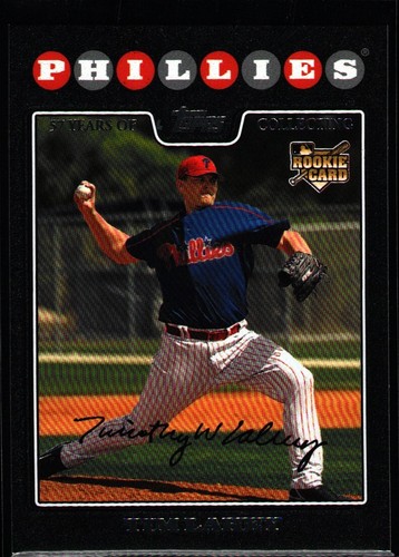 2008 Topps schwarz #532/57 Tim Lahey Philadelphia Phillies RC Rookie