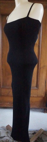 Anna Quan..Adeline Dress..Rib Knit Cotton in Raven...NWT! - Picture 4 of 8