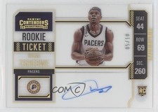 2023 Contenders Rookie Variation Clear Ticket 5/10 Oscar Tshiebwe #106 Auto 2oz