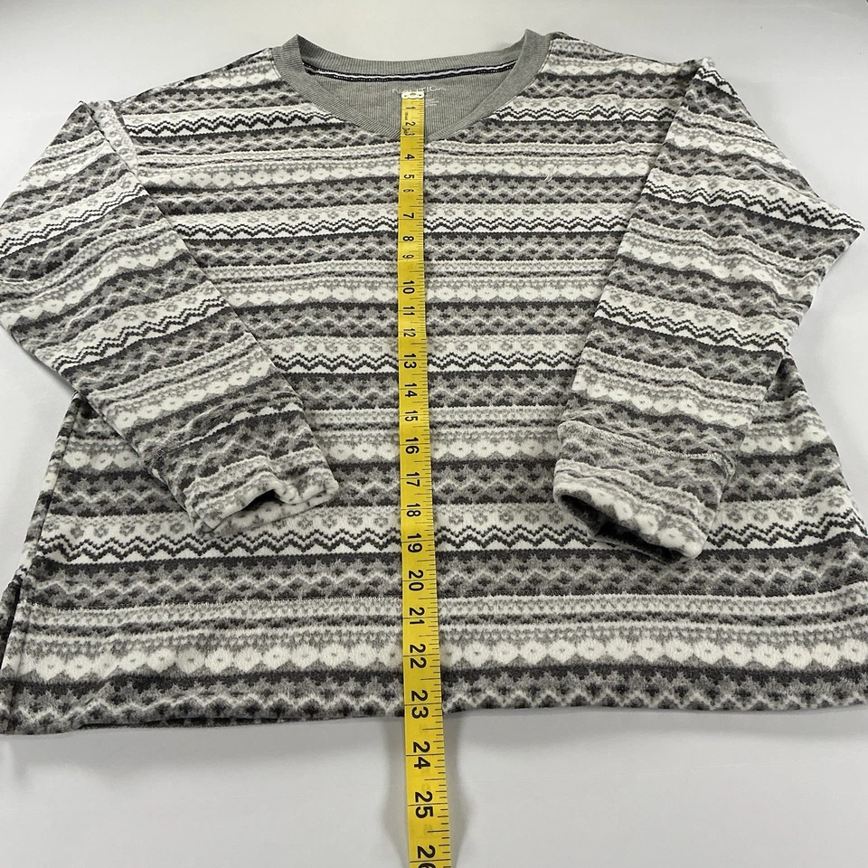 Juego de pijama para mujer Nautica gris suave blanco 2 piezas, talla S (6-8) nuevo sin etiquetas Foto 3 de 4