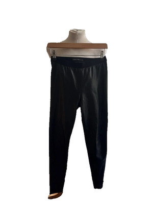 Black Marc Cain faux leather black tight leggings excellent condition