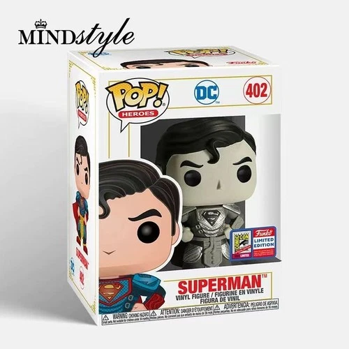 Funko Pop! Heroes DC Superman Monochrome Limited edition #402 Vinyl Figure
