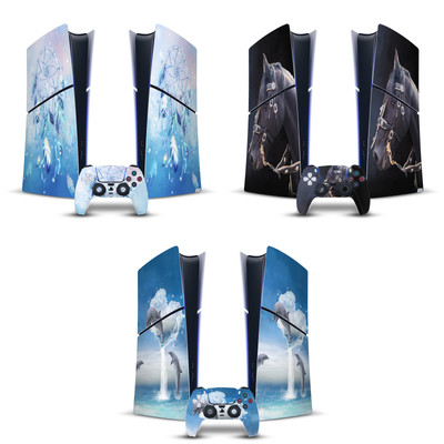 SIMONE GATTERWE KUNST MIX VINYL SKIN FOR PS5 SLIM DIGITAL CONSOLE & CONTROLLER