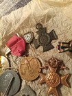German Ww1 Vet Collection In Period Case.Medals Ribbons Pins Etc — photo 7