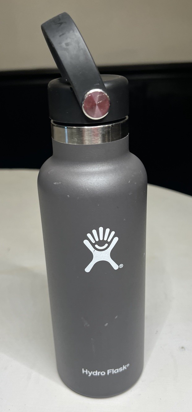 Gray Lid Bottle 18oz