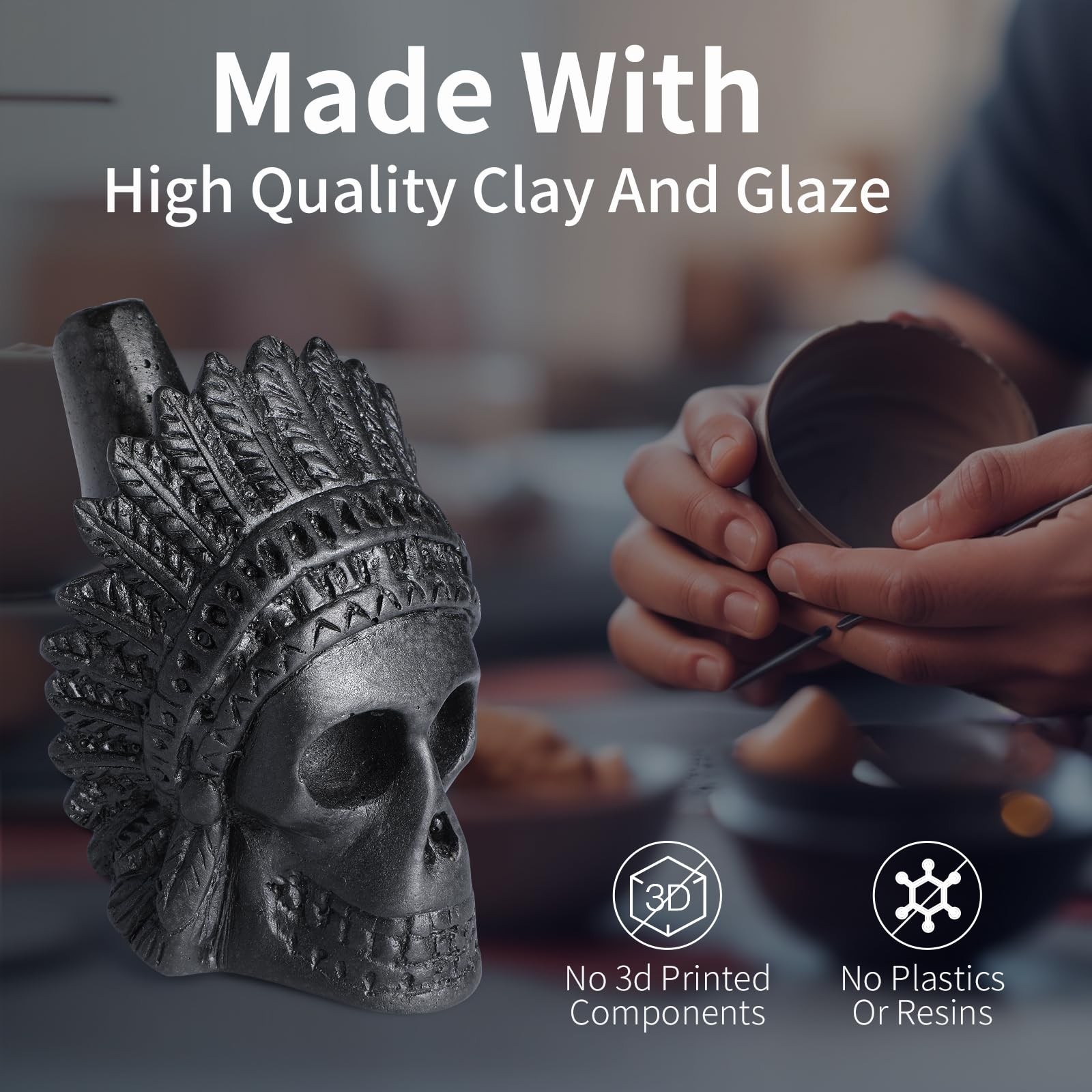 Screaming Aztec Death Whistle - Skull Retro Design - 126+ Decibels Extremely ...