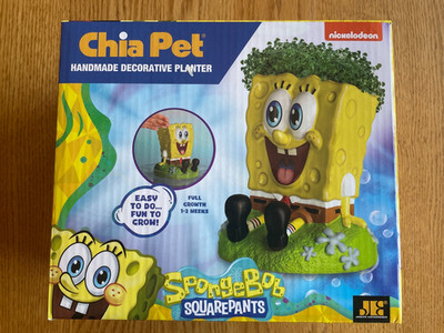 SpongeBob Squarepants Chia Pet Decorative Planter Nickelodeon - NEW in box