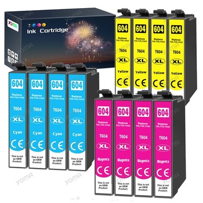 12er Patronen für Epson 604XL XP-2200 3200 4200 WF-2910 2930 2950 kein original