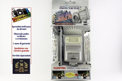 Sunpak Remote Lite II Mit Servocellula für Unterstützung Flash Integriert Neu