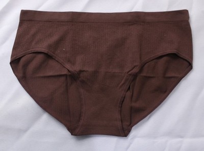 Soma Women's Seamless Rib Hipster Nylon Stretchy Panty CN6 Mocha Medium NWT