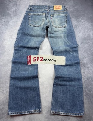 Vintage Levi s 512 Bootcut  Jeans Low-waist | Y2k | Schöne Waschung - Gr.S 2000s