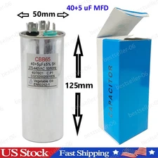 40+5 40/5 uF MFD 370V 440V VAC High Quality Motor Dual Run Capacitor CBB65-R