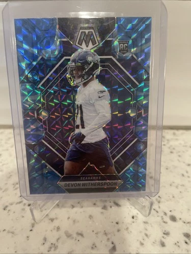 2023 Panini Mosaic - Rookie Devon Witherspoon #313 Blue Mosaic Prizm (RC)