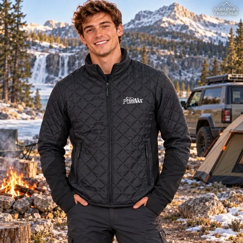 TRIMARK MENS XL Rougemont Hybrid Insulated Jacket Water Resistant w PUREVAX LOGO image 9