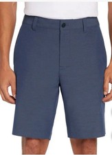 NEW Banana Republic Men's Size 30 Comfort Flat Front Shorts Blue Polyester