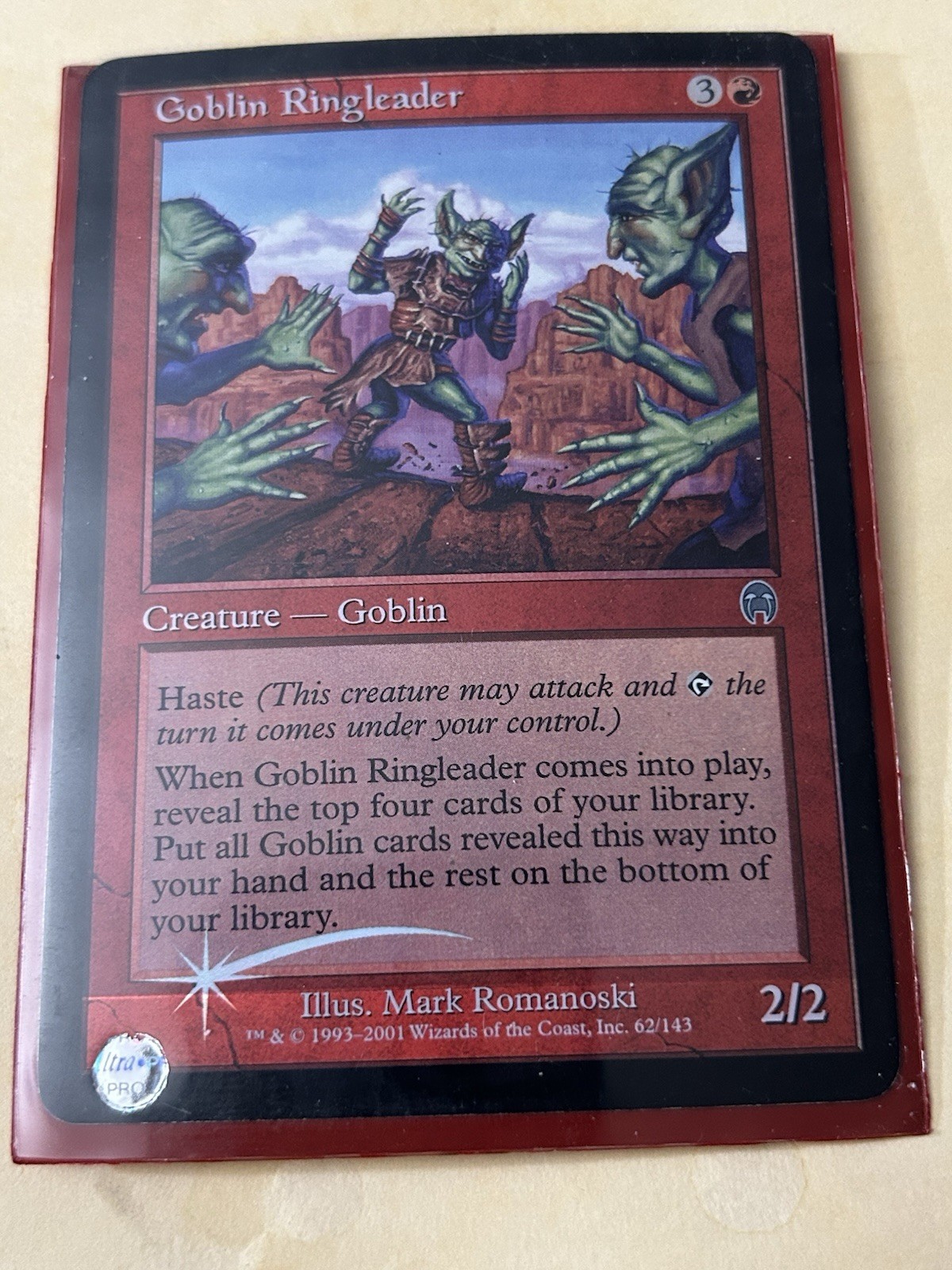 Vintage FOIL Magic The Gathering Goblin Ringleader - APOCALYPSE LP MTG