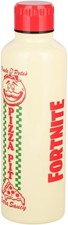 Paladone Fortnite Uncle Pete's Pizza Pit Metal Water Bottle with Screw-Top Lid