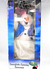 Gemmy Snowflake Spinning Snowman Singing Danc...