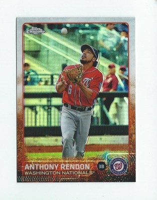 2015 Topps Chrome Baseball Refractor Parallel Singles - You Choose