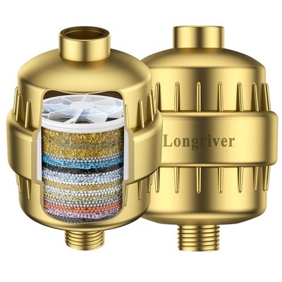 R7 Shower Filter High Put Shower Water Filter for Hard Water 99.99% Remove Ch...
